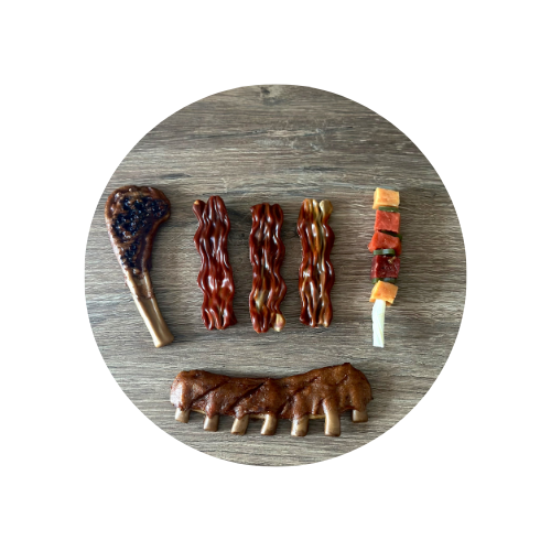 Meiziebox - BBQ Mini - 6 friandises - Chien