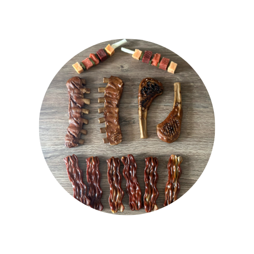 Meiziebox - BBQ Maxi - 12 friandises - Chien