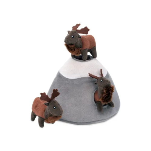 Peluche de fouille - Montagne et élans - Burrow