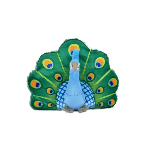 Peluche Paon - La plus belle peluche pour chien