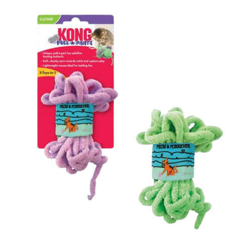 Pelote de laine avec souris - Coloris au choix