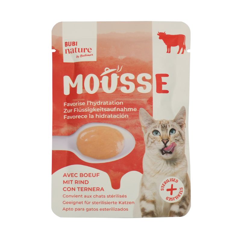 Mousse chat - 50g - Boeuf ou Saumon