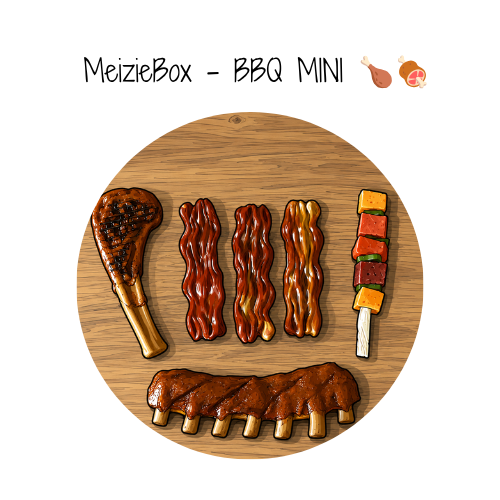 Meiziebox - BBQ Mini - 6 friandises - Chien