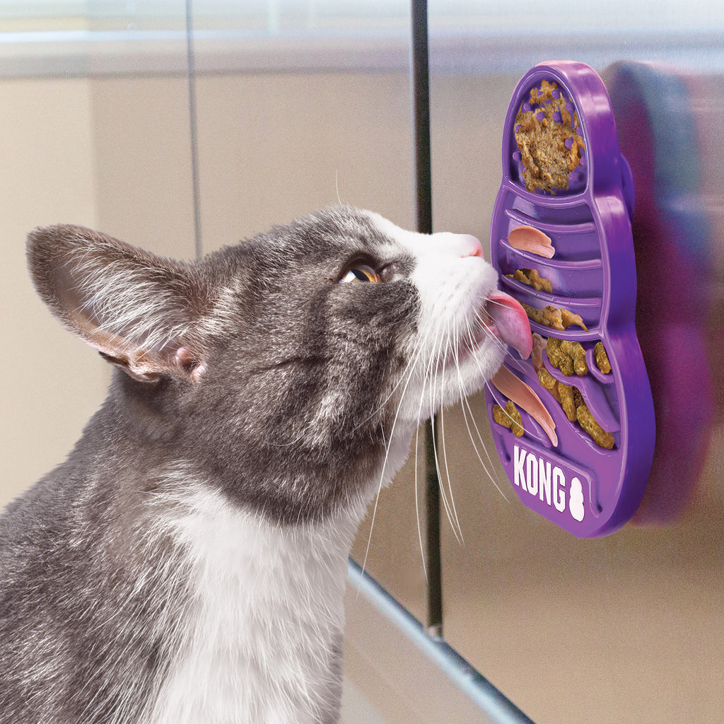 KONG® Licks Kitty - Tapis à Lécher pour Chat - S 12 cm