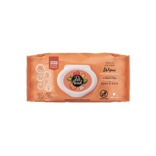 Lingettes chien & chat - Pet Head - Pêche