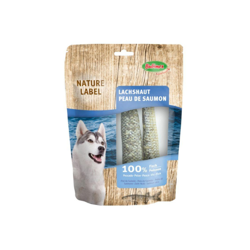 Peau de saumon - sans viande - 100g