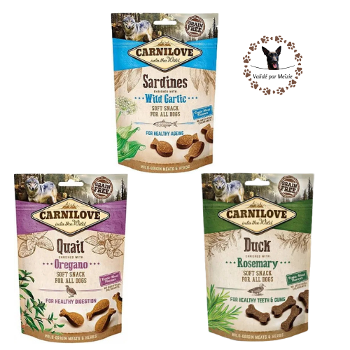 Carnilove semi-humide - Saveur au choix (parfaite pour l'éducation)