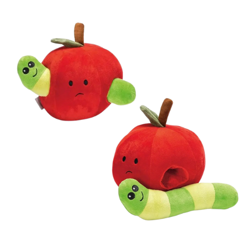 Peluche de fouille - Pomme et Asticot