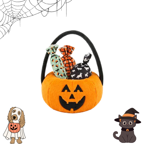 Halloween 🎃 - Peluche de fouille citrouille & bonbons 🍬