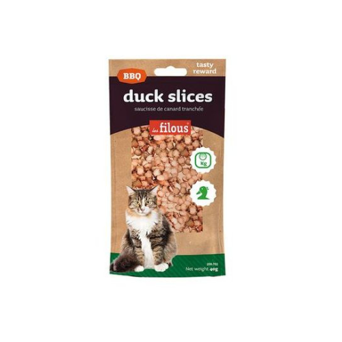Saucisses de canard tranchées - Chat