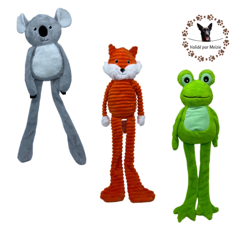 Peluche XXL - 90 cm - Grenouille / Renard / Koala