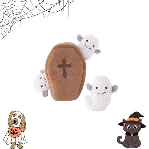 Halloween 🎃 - Peluche de fouille cercueil & fantômes