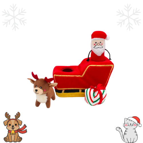 Noël 🎅🎄 - Peluche de fouille traîneau - Burrow