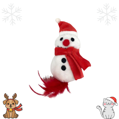 Noël 🎄🎅 - Chat - Peluche bonhomme de neige